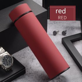 Creative Business Frosted Sports Stainless Steel Water Cup (Option: Red-500ML)
