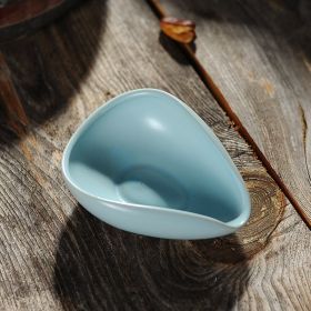 Ceramic Blue And White Porcelain Tea Appreciation Kung Fu Tea Set (Option: Ding Ware Blue)