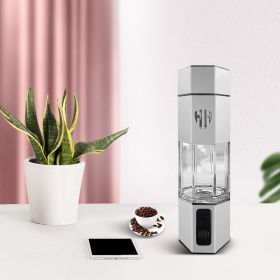 Simple Solid Color High Concentration Hydrogen-rich Cup (Option: Silver-260ml)