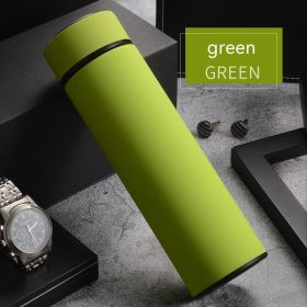 Creative Business Frosted Sports Stainless Steel Water Cup (Option: Green-500ML)