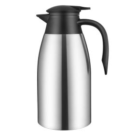 2L Large Capacity Thermal Insulation Household Stainless Steel Kettle (Option: Steel Color-2L)