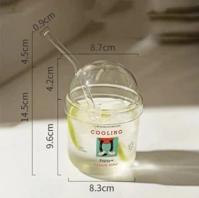 Household Transparent High Borosilicate Glasses (Option: Big Long Leg Style)