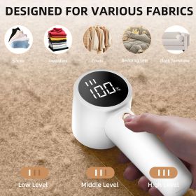 Wireless Electric High-speed Household Portable Clothes Hair Ball Trimmer (Color: White)