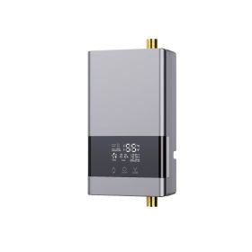 Household Quick-heating Water Heater Kitchen Shower Small Constant Temperature (Option: Vertical Silver-110V 3000w US)