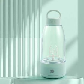 Automatic Electric Shaker Bottle With High Appearance For Smoothies Portable Sports Water Bottle With Usb Charging Kitchen Gadgets (Option: Green-USB)