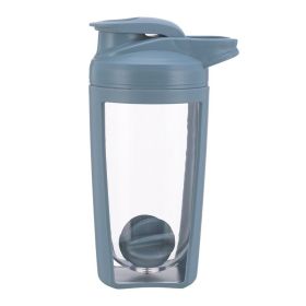 Portable Large Capacity Fitness Sports Cup Kitchen Gadgets (Option: Blue-650ML)