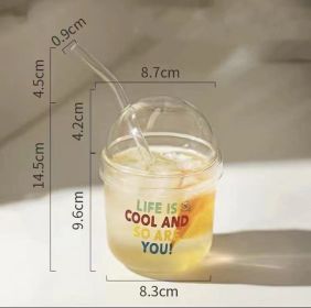 Household Transparent High Borosilicate Glasses (Option: Small Round Face Style)