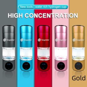 Healthy Drinking Water Health Hydrogen And Oxygen Cup (Option: 230ml-Gold)