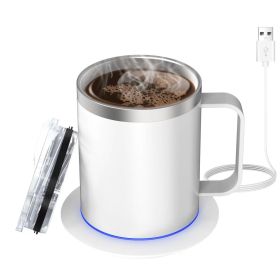 Double-layerd Stainless Steel Insulation Mug (Option: Matt White-300ml)