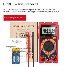 Multimeter High Precision Intelligent Portable (Option: HT108L)