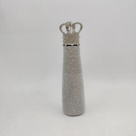 Trendy Good-looking Diamond Inlaid Crown Cup (Option: Silver Crown Cup Style 2-500ml)