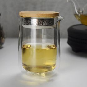 Silicon Resistant Double Layer Tea Ware (Option: 220ml Fair Mug Cover)