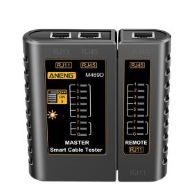 Multifunctional network line measuring instrument crystal head unilateral detector (Color: Black)