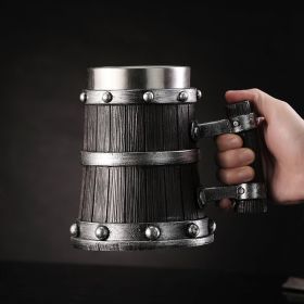 Simulation Barrel Cup Creative Large Capacity Beer Mug (Option: 119 Simulation Barrel Cup-550 600ML)
