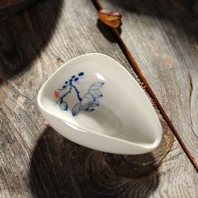 Ceramic Blue And White Porcelain Tea Appreciation Kung Fu Tea Set (Option: Orchid)