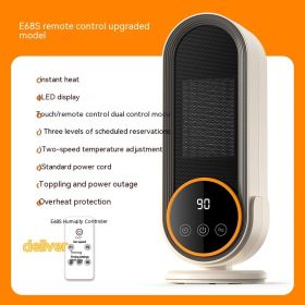 Warm Air Blower High Power 1200W Desktop Heater Ceramic PTC Heating Household Smart Electric Heater (Option: E68S Remote Control Upgrade-US)